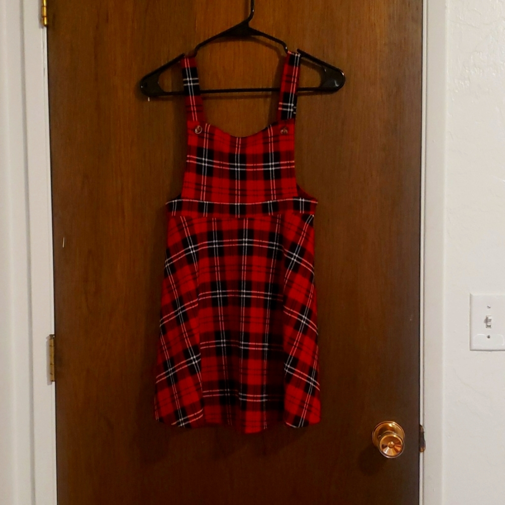 Plad Christmas dress